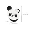 Baluue 2pcs Cute Panda Hair Ties High Elasticity Cartoon Ponytail