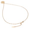 White Zircon Women Necklace Snake Pattern Electroplated Fashionable Female Pendant