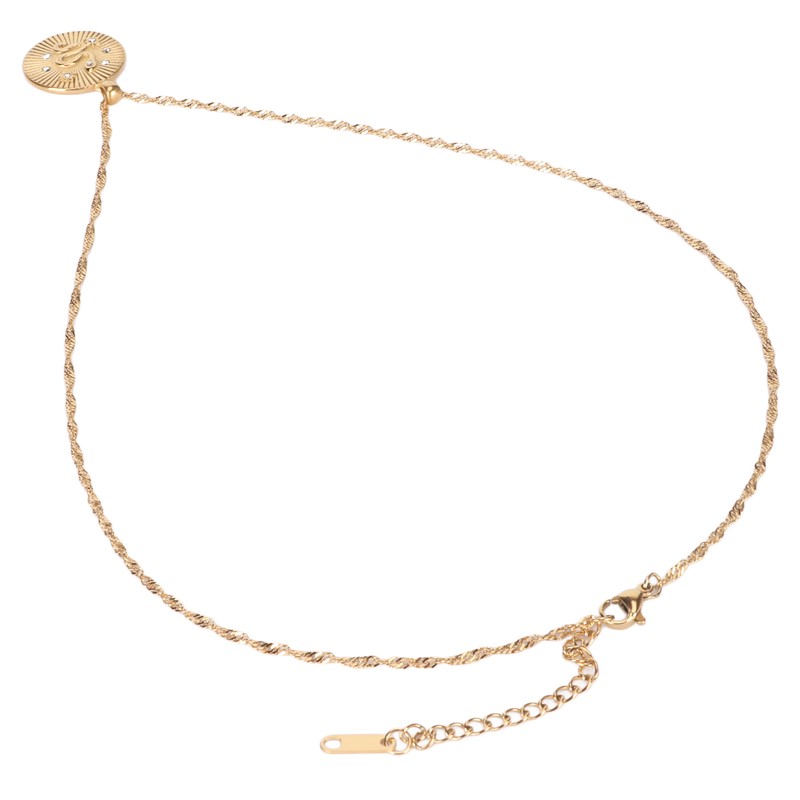 White Zircon Women Necklace Snake Pattern Electroplated Fashionable Female Pendant