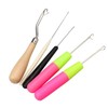 Samcos Micro Knitting 5 Piece Set Latch Hook Tappi Needles