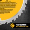 DEWALT 10-Inch Miter / Table Saw Blade, ATB, Thin Kerf,