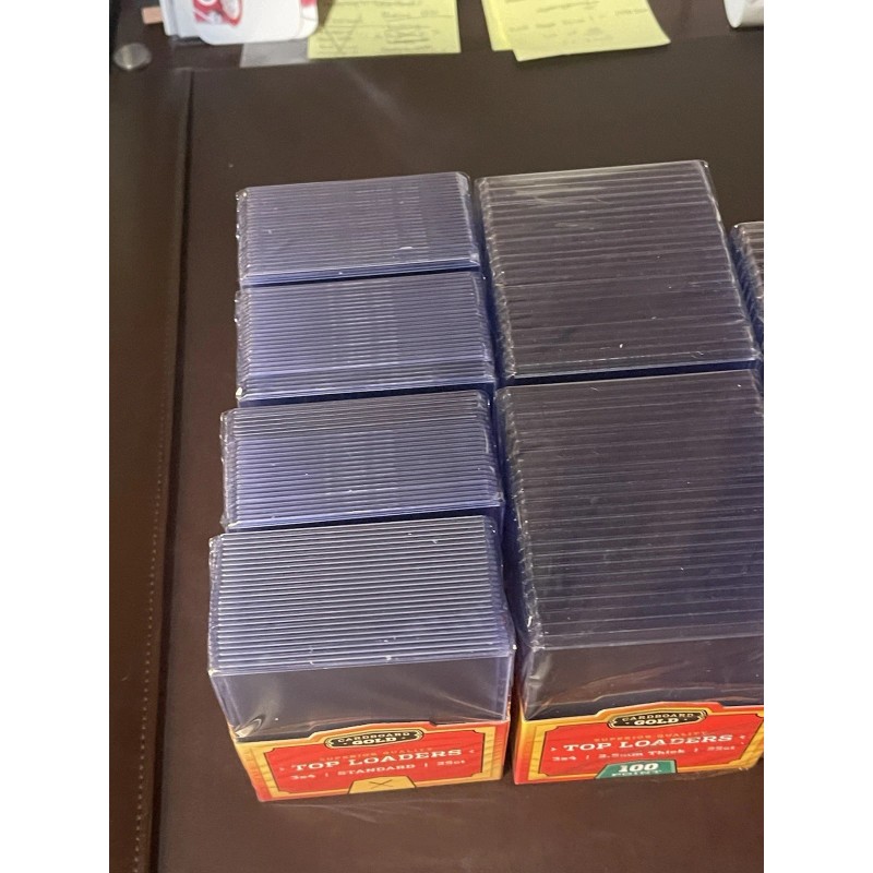 Cardboard Gold 35 pt Standard 3x4 Top Loaders 25ct Sealed
