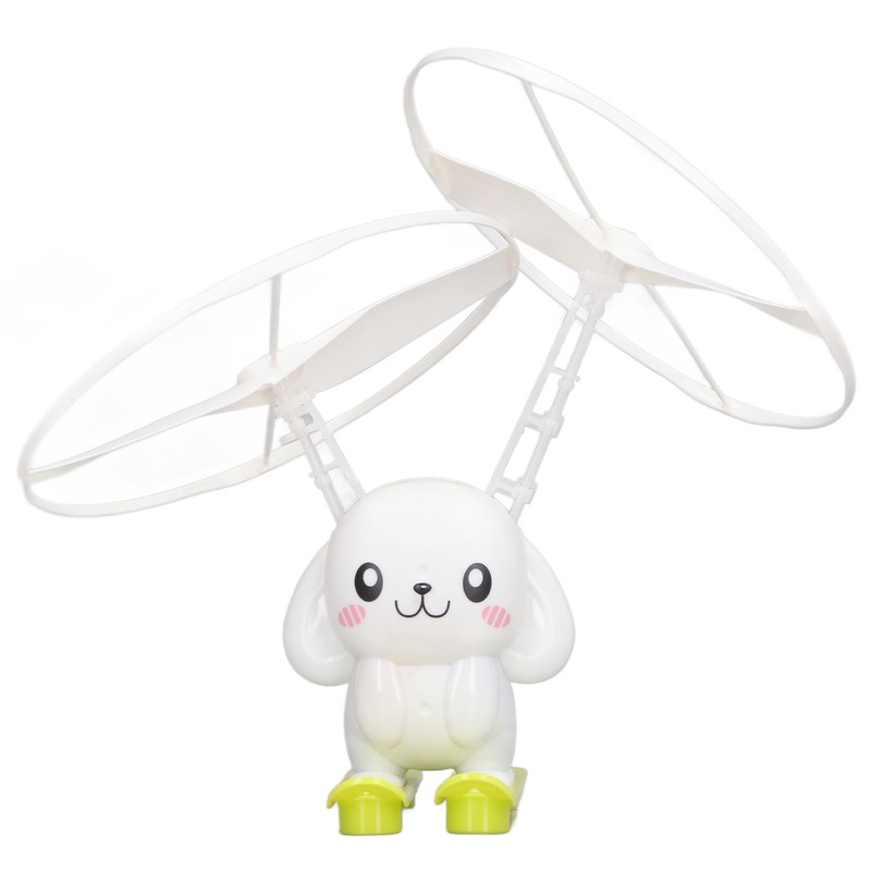 Bubble Blowing Helicopter Toy USB Rechargeable Automatic Induction Bubble Flying