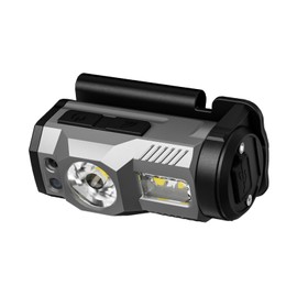 WARSUN EDC Flashlight, LED Flashlight Rechargeable, Keychain Flashlight, Portable Light, Water Resistant, Lightweight & Durable, for Emergencies, Camping, Hiking, and Daily Use (White)