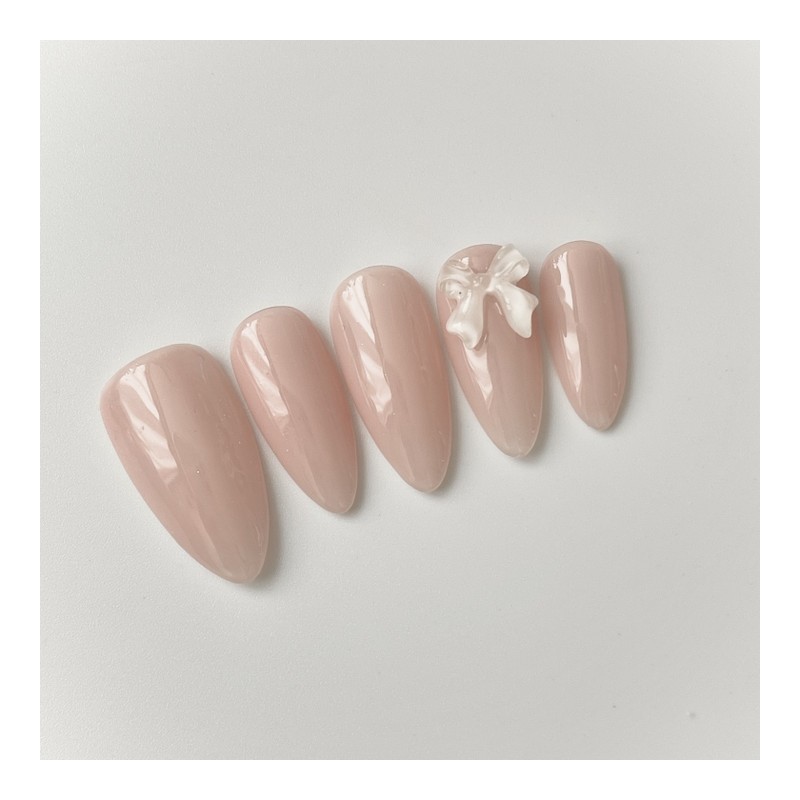 3+1 Ballet Core Handmade Nail Tips - Long Point /