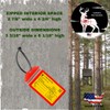 10 Pack, Fluorescent Orange, Vertical, Zipped, Hunting & Fishing License