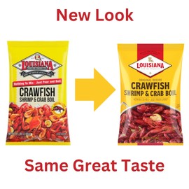 Louisiana Fish Fry, Crawfish, Crab & Shrimp Boil, 4.5 LB (Pack of 6)