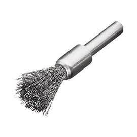 LESSMANN 451361 Axis End Brush Stainless Steel Wire 0.3 Φ12