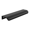 goldenwarm 10 Pack Finger Edge Pulls Modern Style Black Cabinet