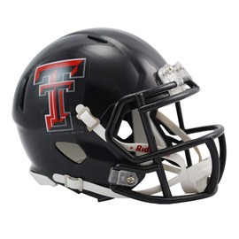 Riddell Memorabilia Collectibles Speed Mini Football Helmet, Texas Tech Red Raiders, One-Size US