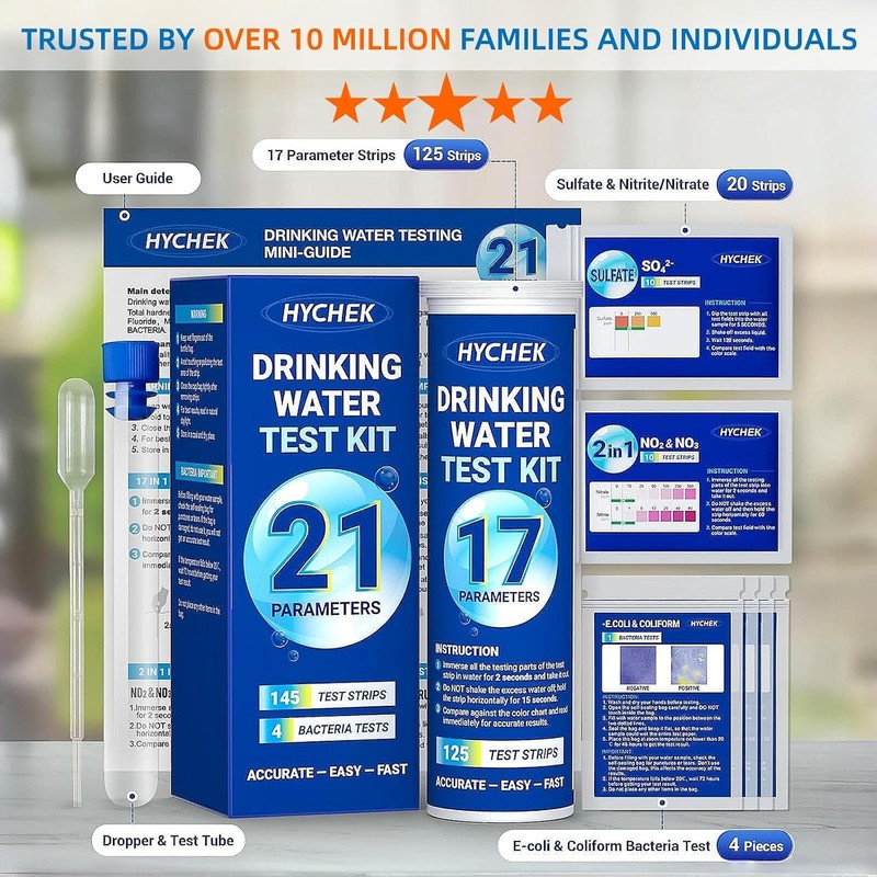 21 in 1 Accurate Drinking Water Test Kit, Well Water