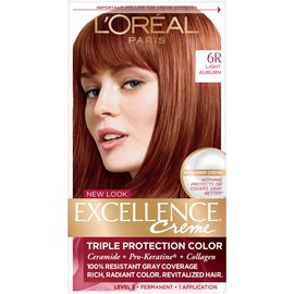L'Oreal Paris Excellence Creme, 6R Light Auburn