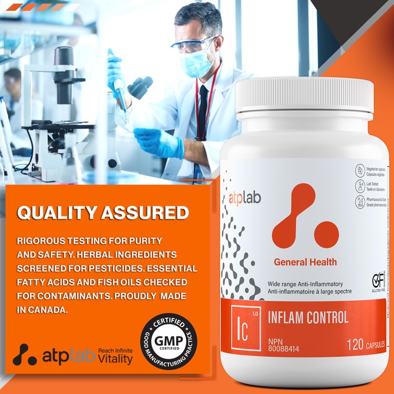 ATP LAB Inflam Control, 120 Capsules - Joint & Muscle
