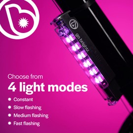 Brightz GoBrightz LED Bicycle Frame Accessory Light, Pink
