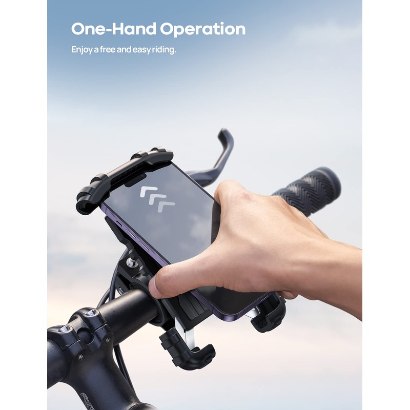 Lamicall Bike Phone Holder, Motorcycle Mount - Motorcycle Phone Holder,