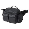 Daiwa Hip Bag (D) Spiral Black 16×34×23cm (6.3×13.4×9.1 inches)