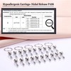 FIOROYAL Small Stud Earrings for Women Men Stainless Steel Cartilage