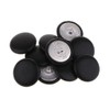 zalati Artificial Leather Covered Buttons for Crafts 10x 2.5cm Made