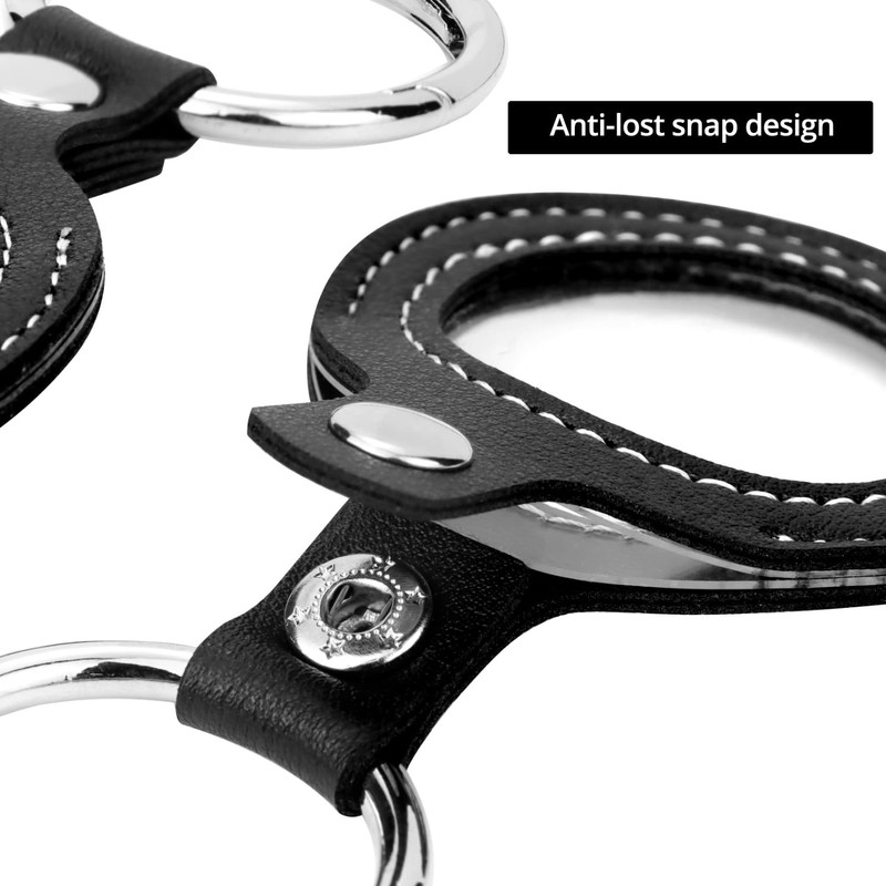 QWORK Coin Holder Keychain, 2 Pack Double-Sided Transparent Coin Display