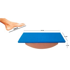 TYCOON PHYSIO SOLUTIONS Wooden Balance Board Foot Rocker Leg Exerciser Occupational Physio Therapy,Simply fit Board & Kids Balance Board (Its Safe Balancing Board) Standard Multicolor