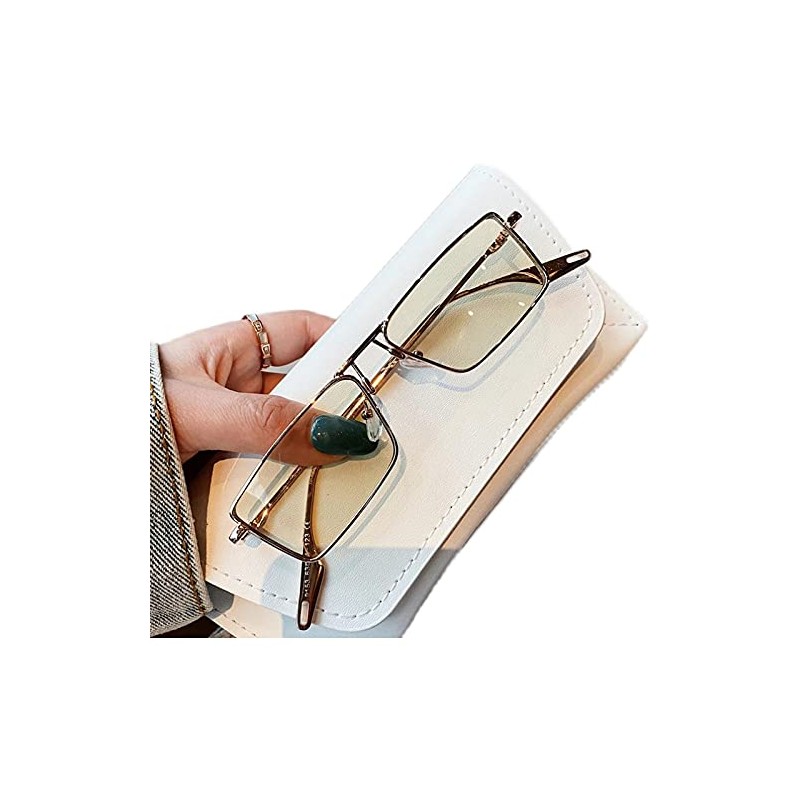 meSmart Ladyram Vintage Square Men's Women's Metal Frame Sunglasses Stylish