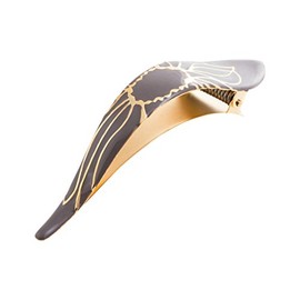 Ficcare Maximas Hair Clip in Lotus Sahara Stone and Gold Large