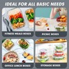 VERONES 30 Pieces Glass Meal Prep Containers Set, Stackable Food