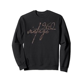 63th Birthday Gift Idea. Vintage 1960 Leopard Print Sweatshirt