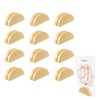 XINXINGDINGSHENG 12 PCS Table Number Stands, Wooden Place Card Holders,