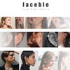 Iaceble Boho Heart Ear Jacket Earrings Pearl Bead Stud Earrings