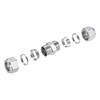 sourcing map Compression Tube Fitting 3/4" Tube OD x 3/4"