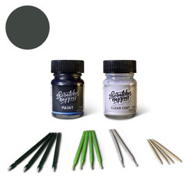 ScratchesHappen Exact-Match Touch Up Paint Kit - Night Armor (K26) for Suzuki - Essential (Paint + Clear Coat)