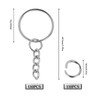 110PCS Splits Hoops with Chain and 110PCS Open Jump Rings