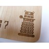 Doctor Who Dr Dalek Wood Chopping Cheese Board Gift Present