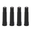 X AUTOHAUX 4 Pcs Screw-on Valve Cap Stem Extension Wheel