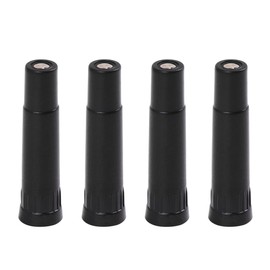 X AUTOHAUX 4 Pcs Screw-on Valve Cap Stem Extension Wheel Tire Cap Extender Adapter Extender Stem Caps for Auto Car Truck with Length 39mm Plastic Black