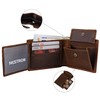 Nestron Men's Wallet with Double Stitching and RFID Protection, Vintage