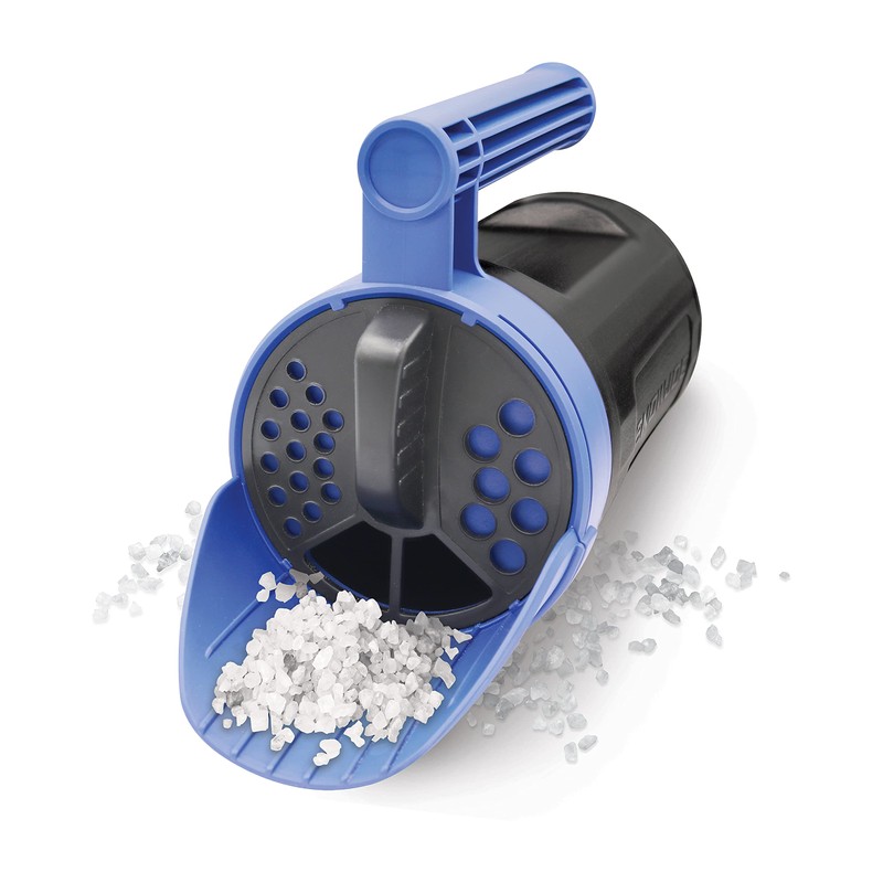 Snow Joe SJSPD1 Handheld All-Season Multi-Purpose Spreader, 5 lbs, w/Adjustable