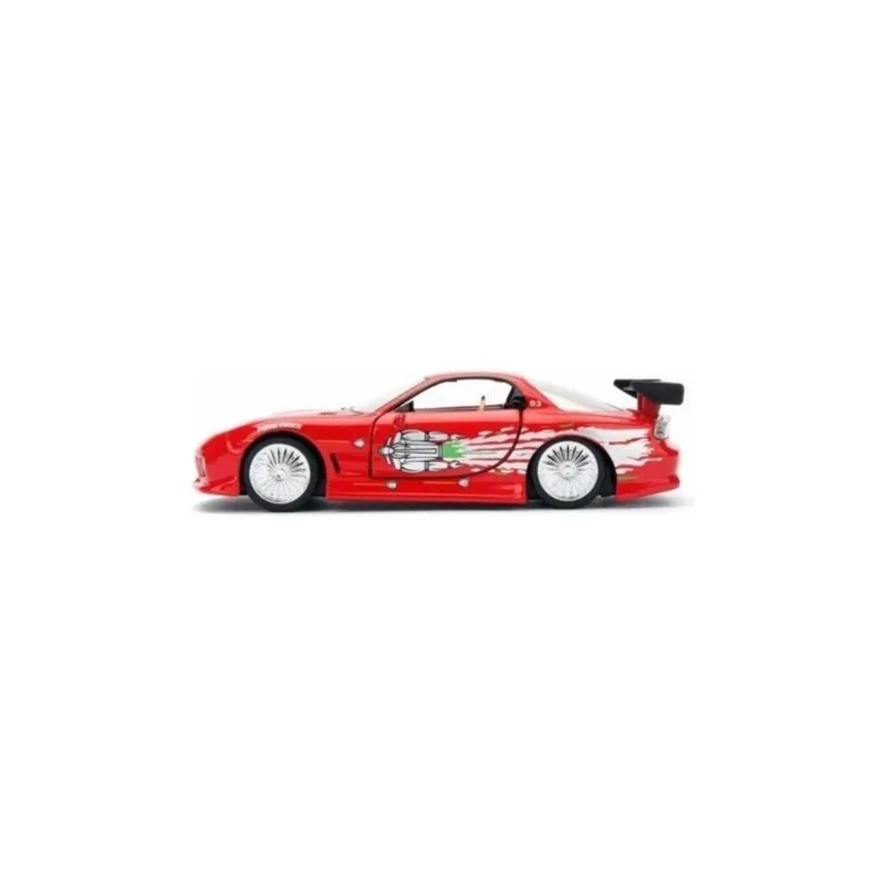 Mazda Rx-7 Fd3s-wide Body 1993 Escala 1:32 Jada Color Rojo