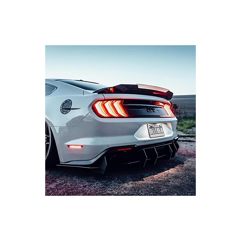 ZL1 Addons Mustang 15-23 Track Pack Wicker Bill - Black,