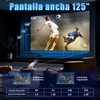 AOSO Mini Proyector Portátil,【Android12】 Soporte 1080P Full HD Proyectors 200ANSI,