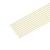 MECCANIXITY 0.4mm x 400mm, Brass Round Wire, Solid Brass Wire,
