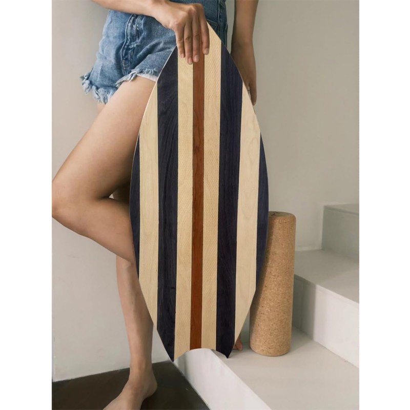 Balance Board Indoor Surfboard Surf Style Home Fitness with Wheel