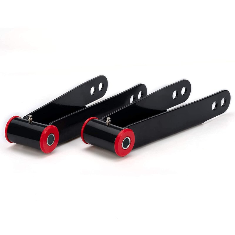 TUNTUN 2-3" Suspension Rear Drop Lowering Shackles Kit Compatible With