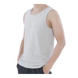 UrGarding 5G Signal/EMI/Emf/RFID/Radia Shield Anti-Radiation Cotton and Silver Men's Knitted Vest Sleeveless Shirt (M, Grey)