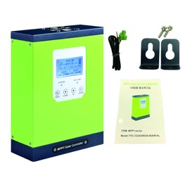 MPPT Solar Charge Controller 40A 60A 80A 120A 12V24V36V48V Auto, Solar Battery Panel Regulator , Max 170v PV Input, fit for Sealed, Gel, Flooded, and Lithium Batteries 570W-6800W