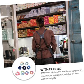 Baluue 9pcs Velvet Zipper Pocket Hair Scrunchies Elastic Hair Ties for Girls Hidden Pocket Ropes for Ponytails Comfortable Accessories