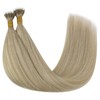 YoungSee Nano ring Real Hair Extensions 60 cm Blonde with