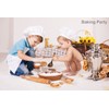 HoveBeaty Chef Hat Unisex Adult Mushroon Design Adjustable Kitchen Uniform
