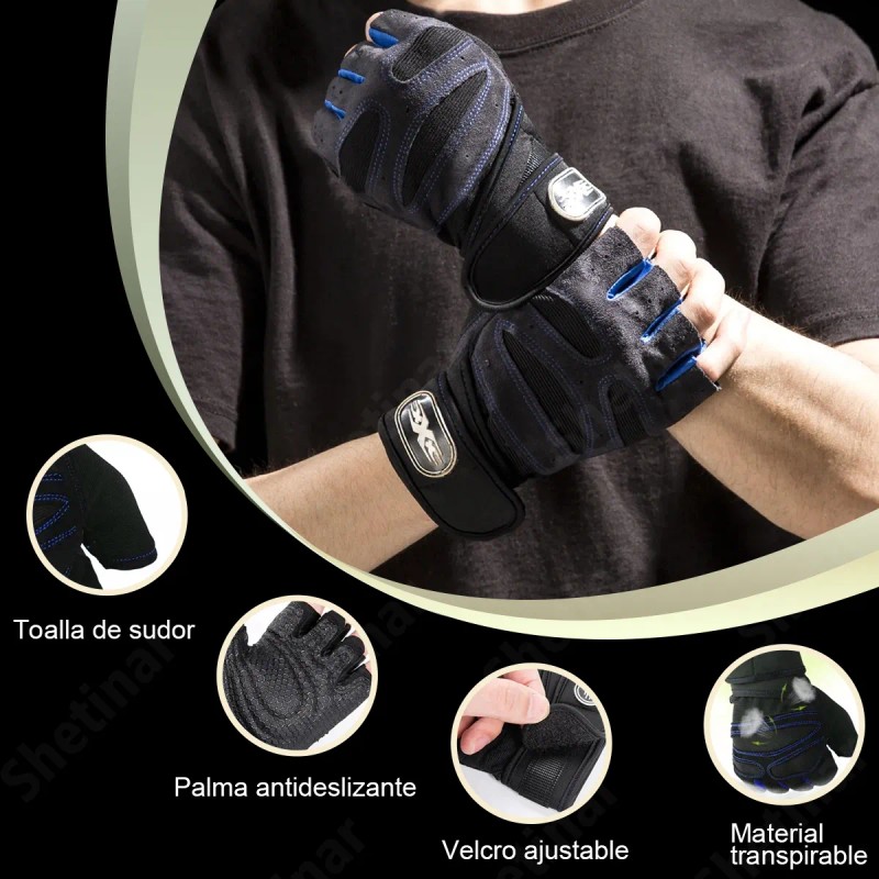 Guantes Gym Gimnasio Tacticos Deportivos Para Mujer Hombre